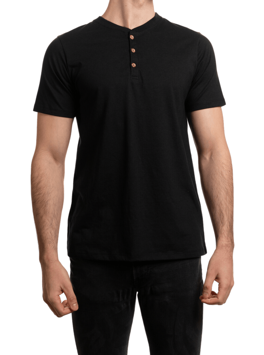 Men's Short Sleeve Henley – Econic Apparel